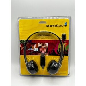 NEW Rosetta Stone Headset Microphone USB For Language Learning Software